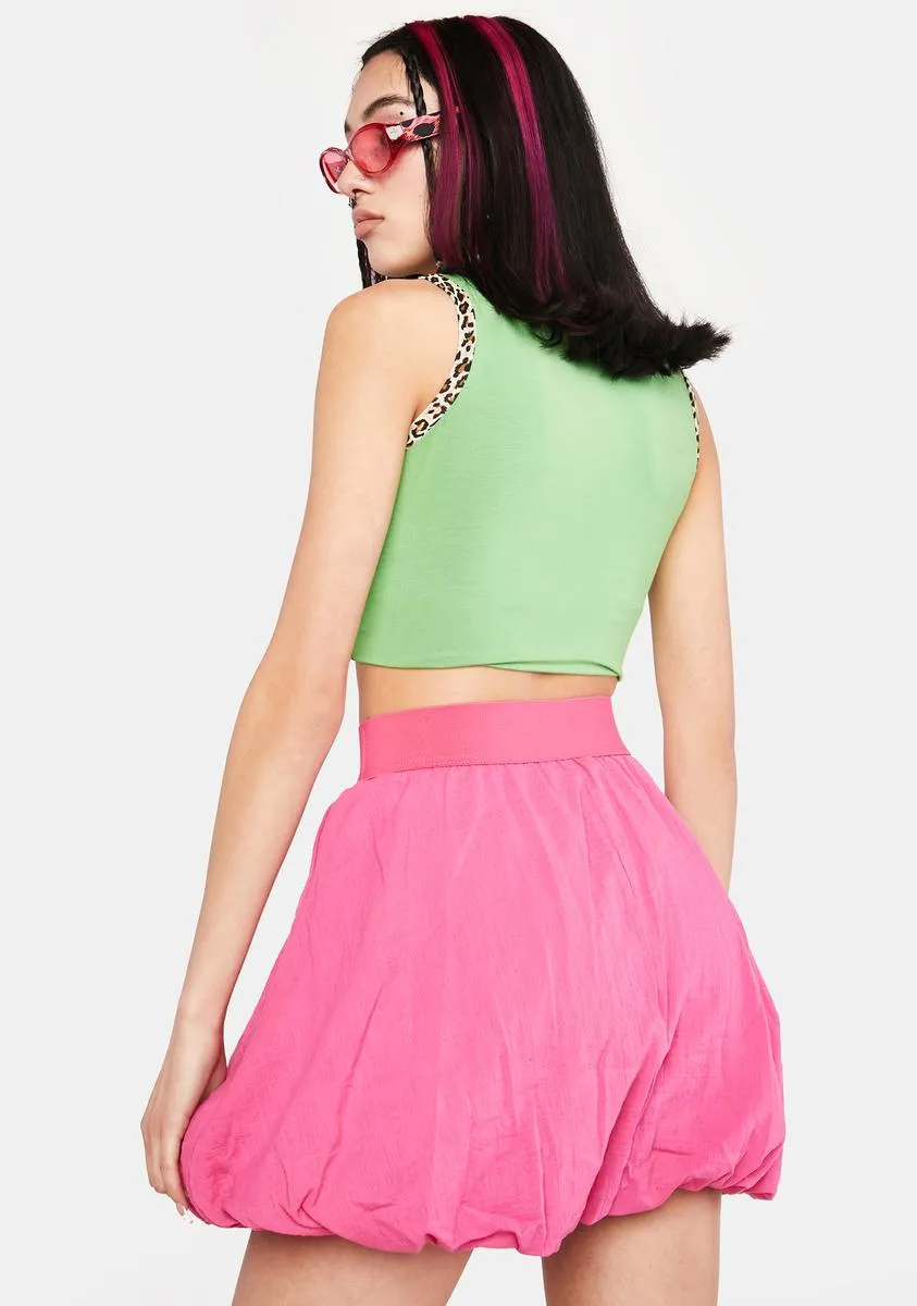Kiss Dying To Know You Pleated Skirt