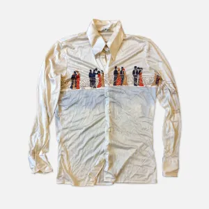 Nik Nik Silk Button Up Womens