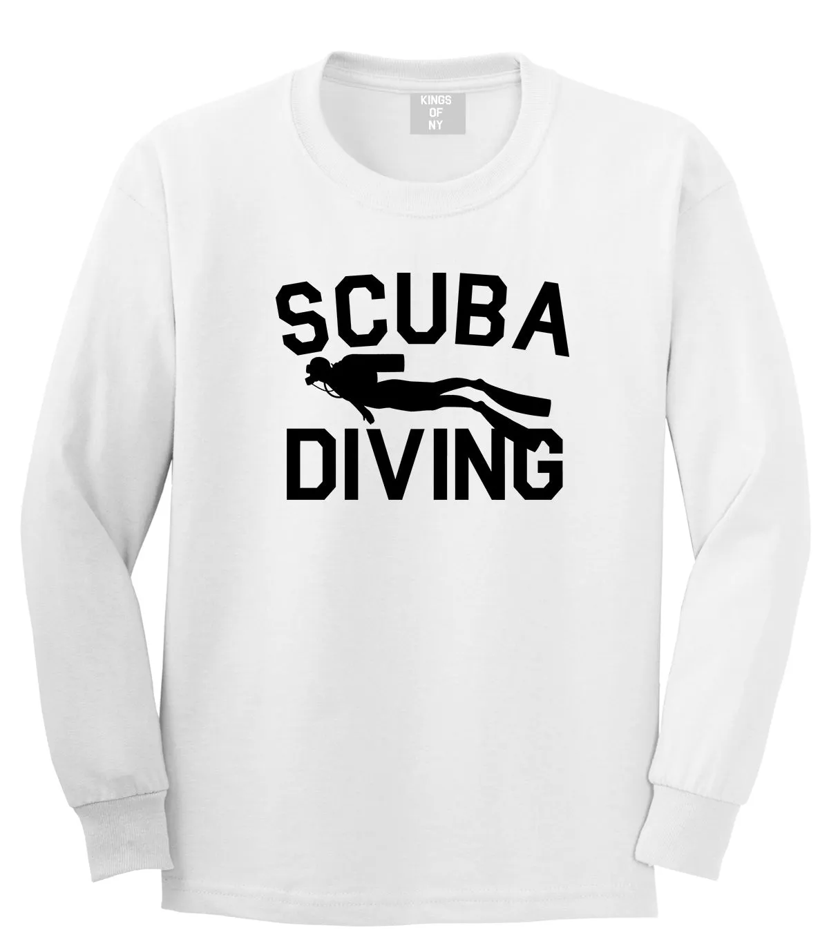 Scuba Diving Mens Long Sleeve T-Shirt
