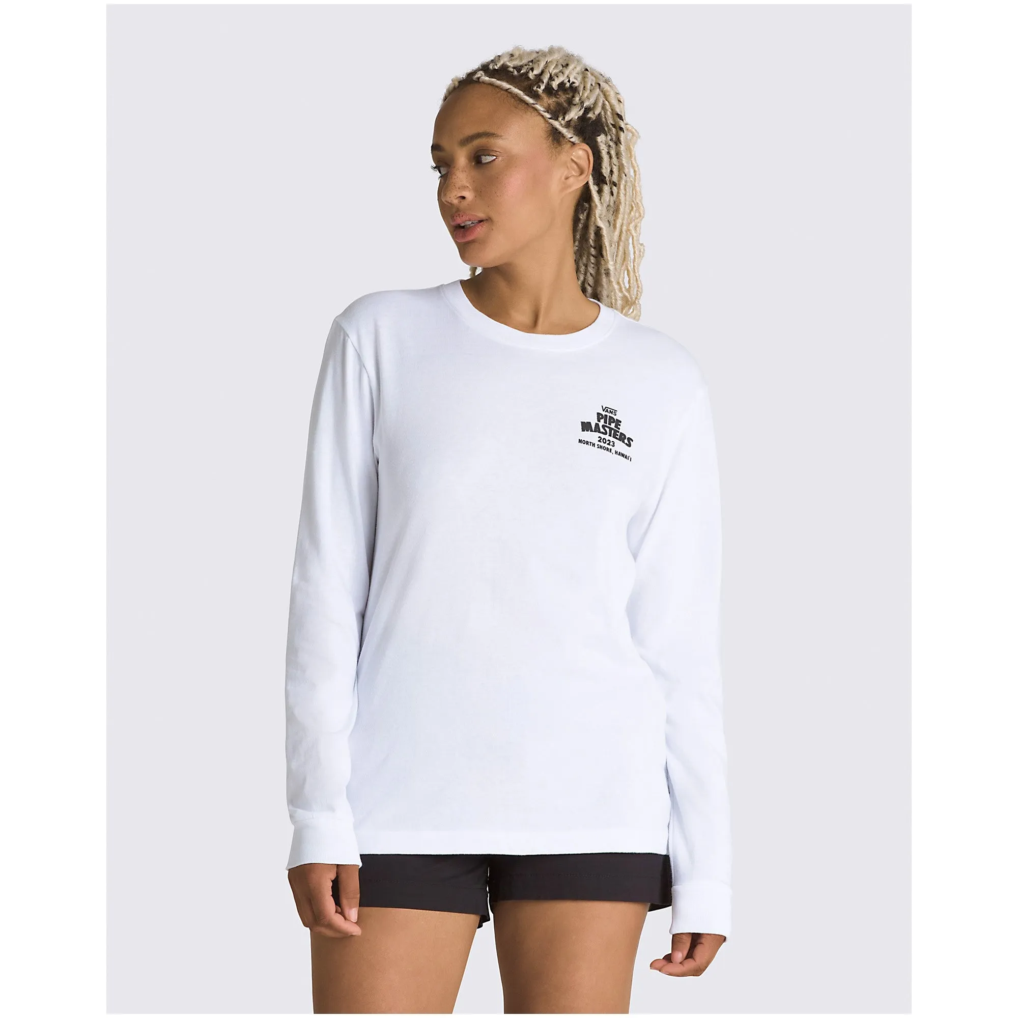 Vans 2023 Pipe Masters Women's L/S T-Shirt - White